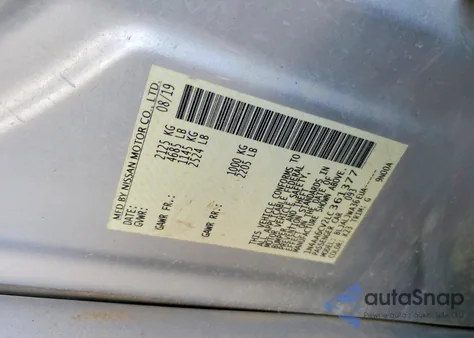 2020 Nissan Maxima Sv z USA, uszkodzony, nr VIN 1N4AA6CV2LC361377